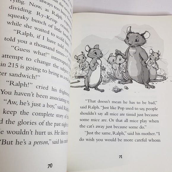 2006 The Mouse and the Motorcycle HBDJ Read Aloud Book Chapter Large - Picture 10 of 12